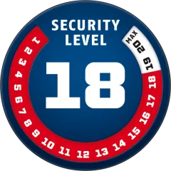 ABUS 8077 2.0 Granit Detecto XPLUS - Kırmızı Disk Kilidi